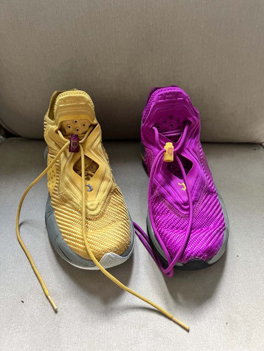Nike LeBron Soldier 14 XIV Lakers Vivid Purple Solar Flare